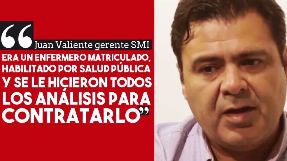 "Era un enfermero matriculado, habilitado por Salud Pública y se le hicieron todos los análisis para contratarlo"