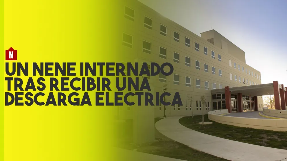 Por una descarga eléctrica, un nene debió ser internado