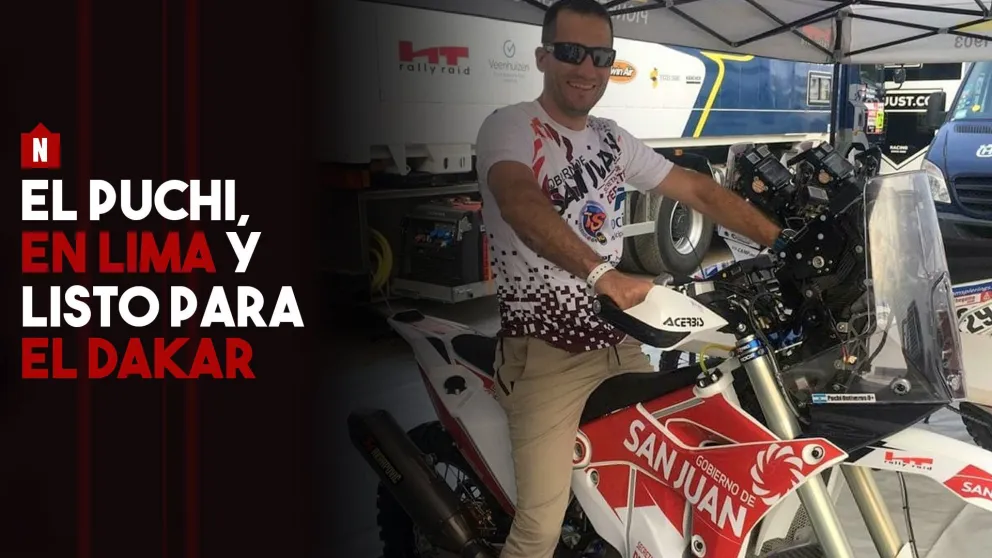 El Puchi, en Lima y listo para el Dakar