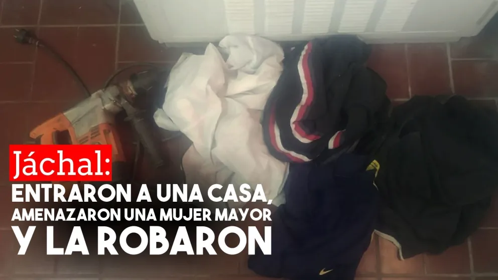 Jáchal: le robaron a una mujer y fueron atrapados