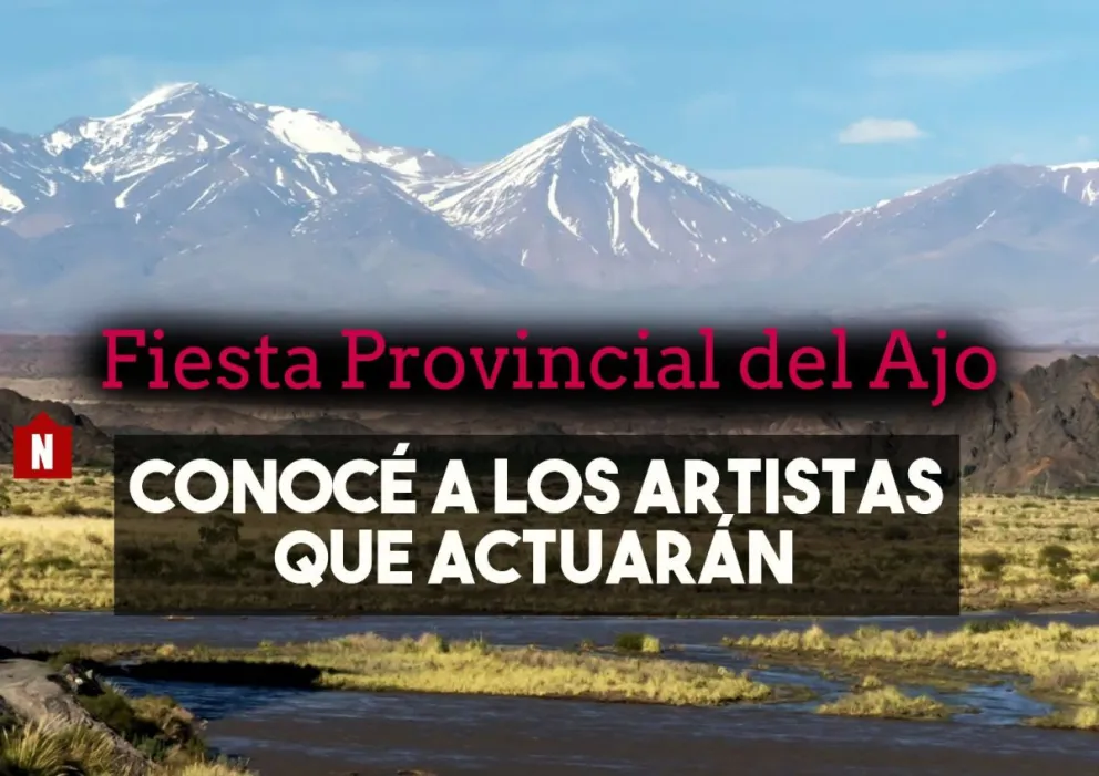 Conocé los artistas que estarán en la Fiesta Provincial del Ajo