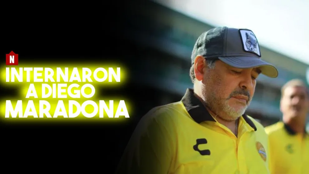 Diego Maradona, internado