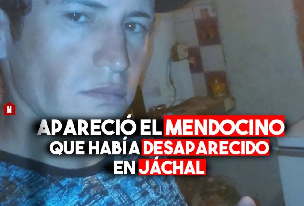 Apareció el mendocino que había desaparecido en Jáchal