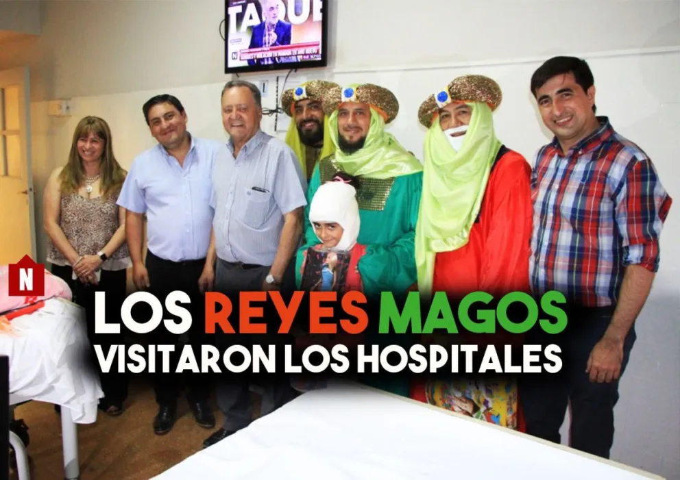 Los Reyes Magos repartieron regalos y sonrisas en los hospitales