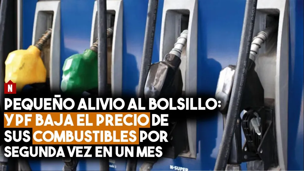 Un pequeño alivio al bolsillo: YPF baja el precio de sus combustibles.