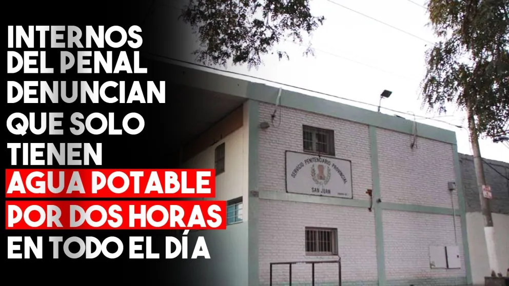 Internos del Penal denuncian que solo pueden usar el agua potable por dos horas en todo el día