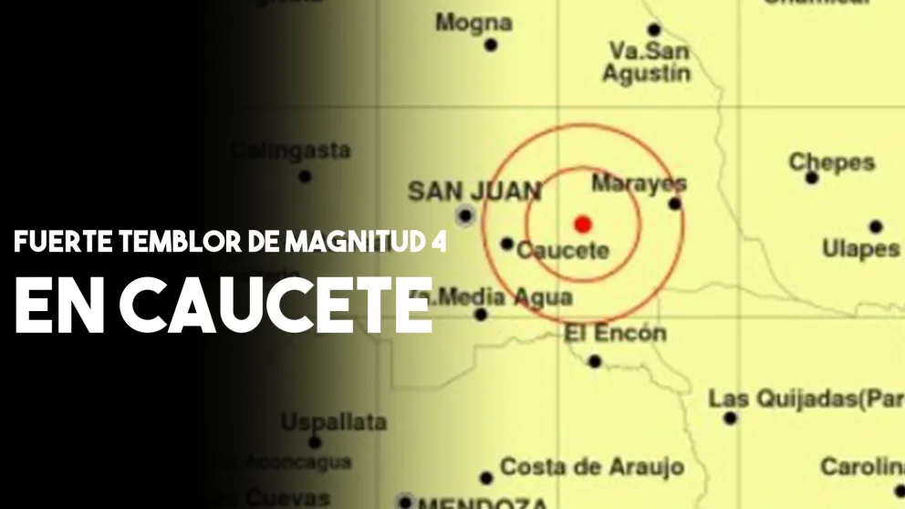 Caucete: tembló y fuerte