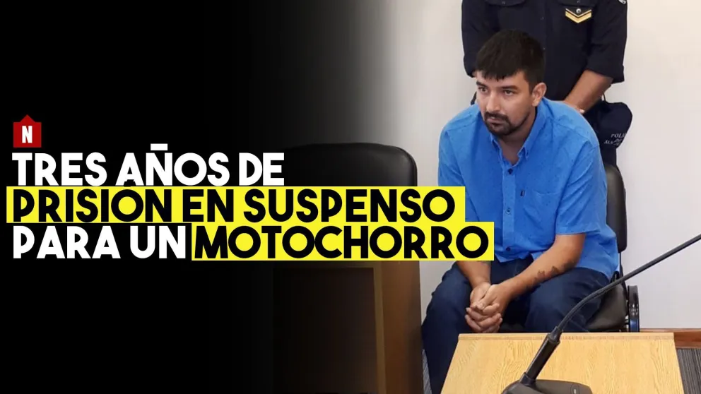 Tres años de prisión en suspenso para un motochorro