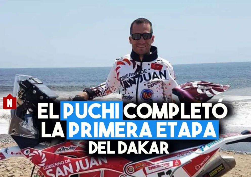 El Puchi Ontiveros terminó la primera etapa del Dakar