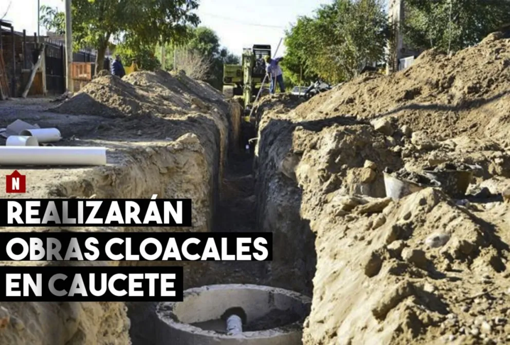 Realizarán obras cloacales en el barrio Industrial de Caucete