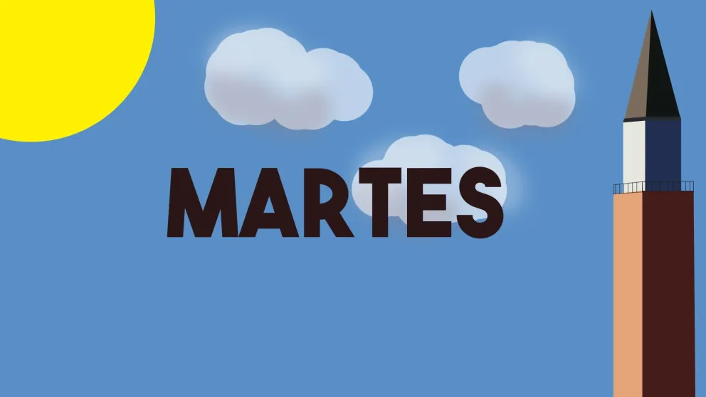 Martes de calor y ¿viento sur?