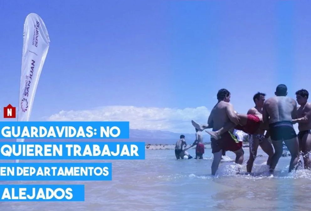 Guardavidas: no quieren desempeñarse en departamentos alejados