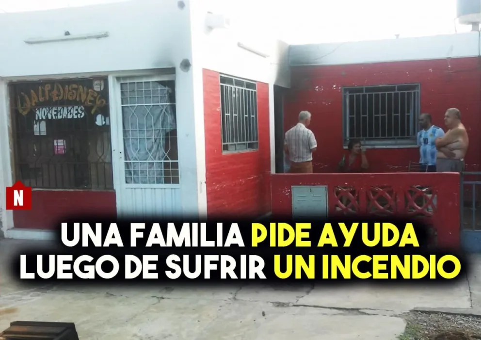 Perdieron casi todo en un incendio y piden ayuda