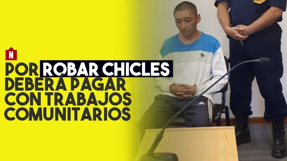 Robó y la pena será hacer trabajos comunitarios