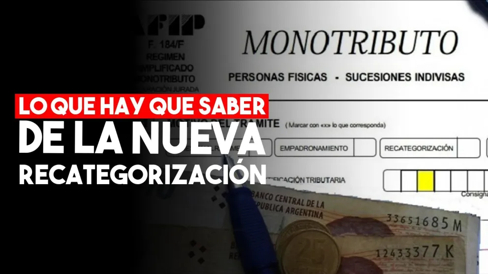 Monotributo: se viene una recategorización