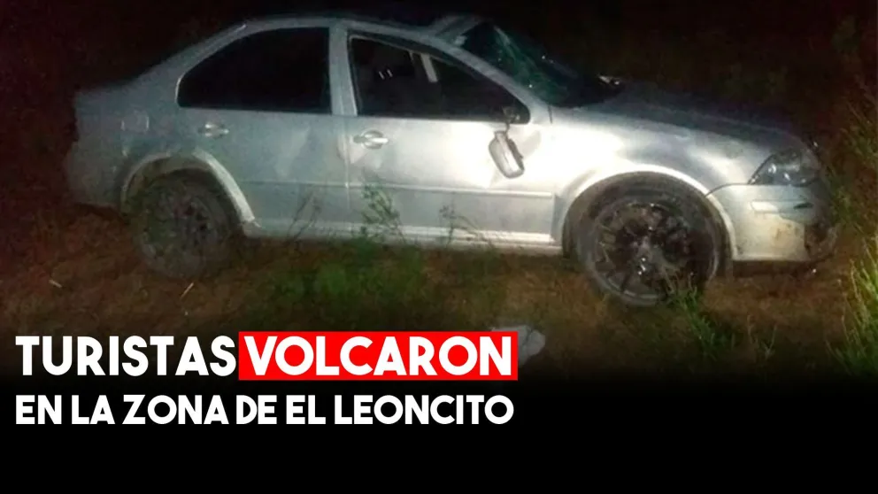 Turistas porteños volcaron y se salvaron de milagro