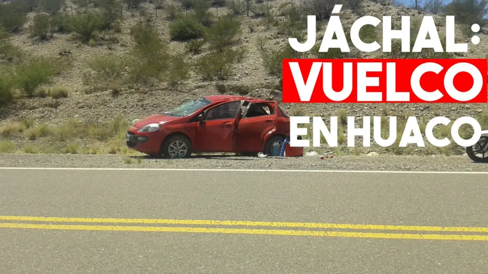 Una familia catamarqueña volcó en Huaco