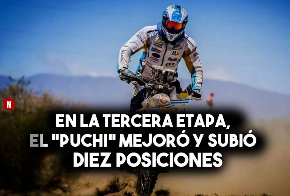 En la tercera etapa, el Puchi Ontiveros llegó en la 48° posición