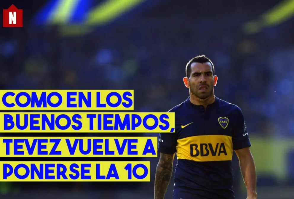 Tévez vuelve a ponerse la 10