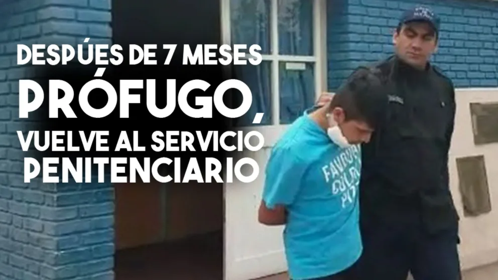 Apresaron a un peligroso delincuente prófugo del Penal