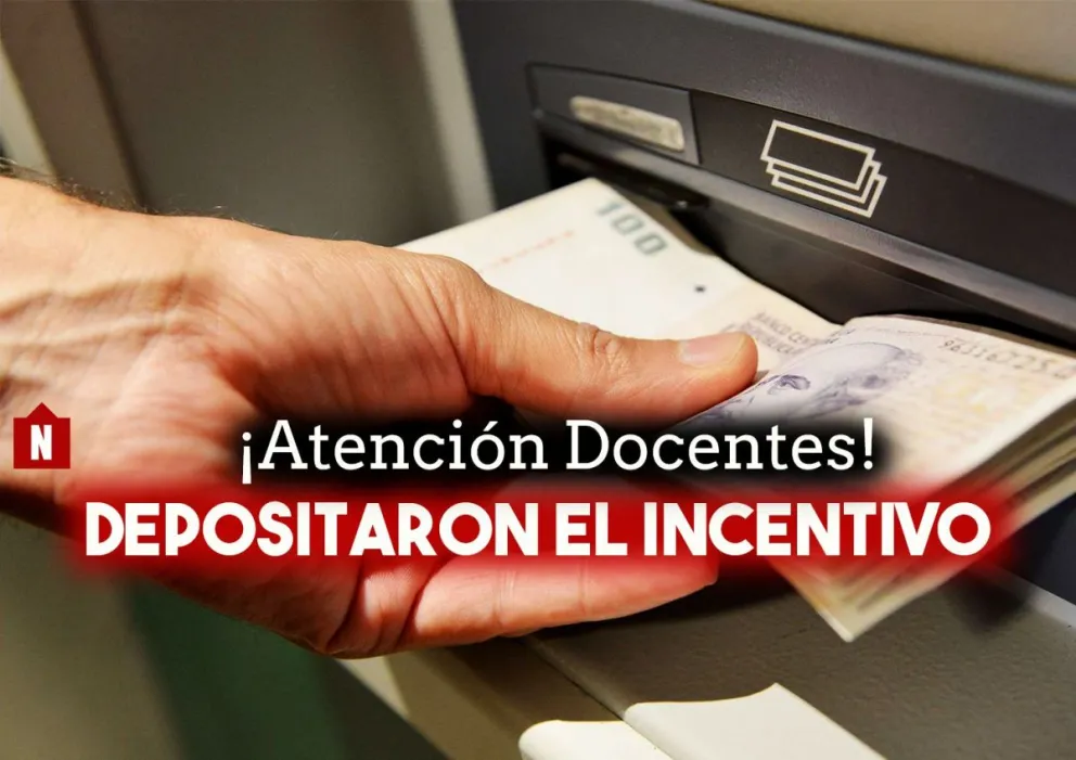El gobierno pagó el incentivo docente