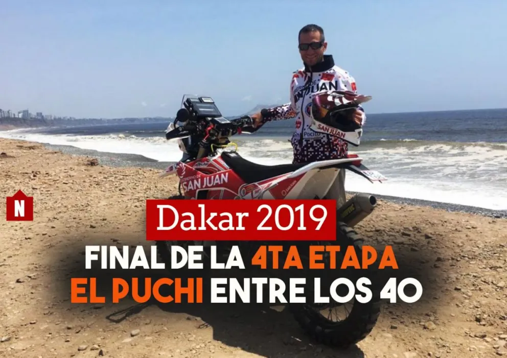 Dakar: El Puchi se mantuvo entre los 40
