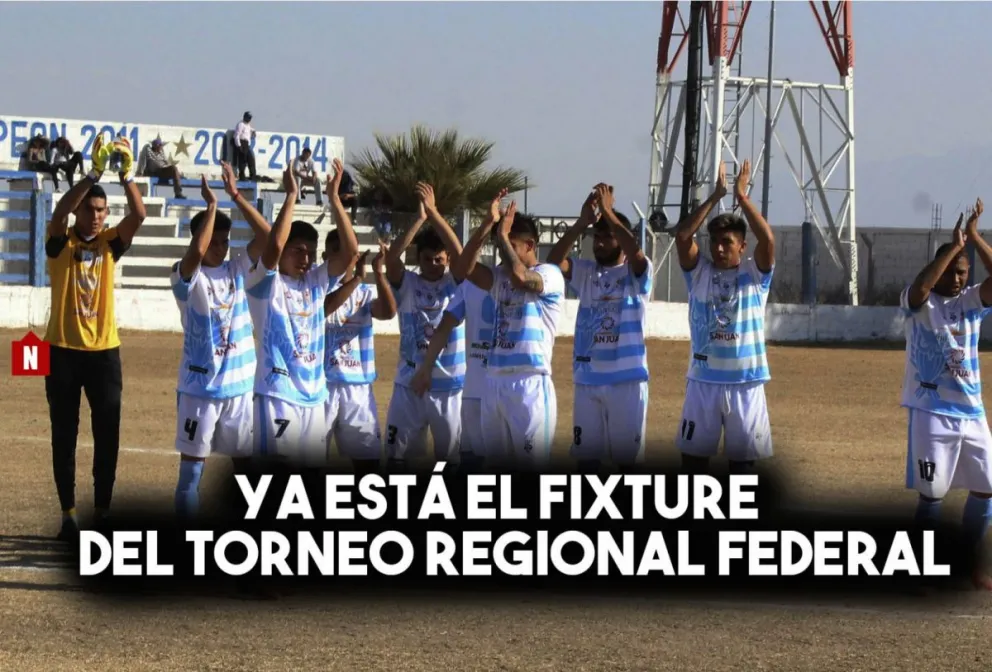 Los equipos sanjuaninos ya conocen el fixture del  Regional Federal