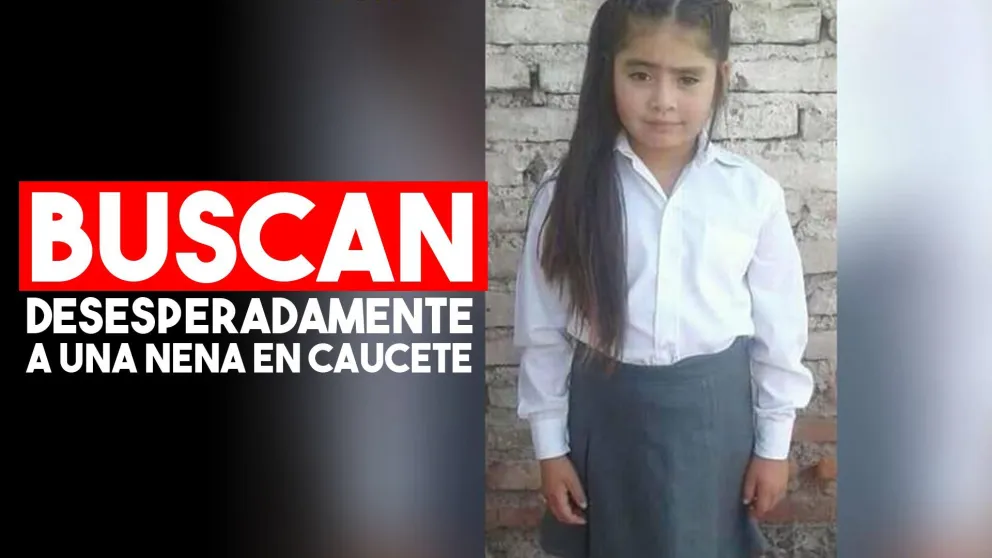 Buscan desesperadamente a una nena en Caucete