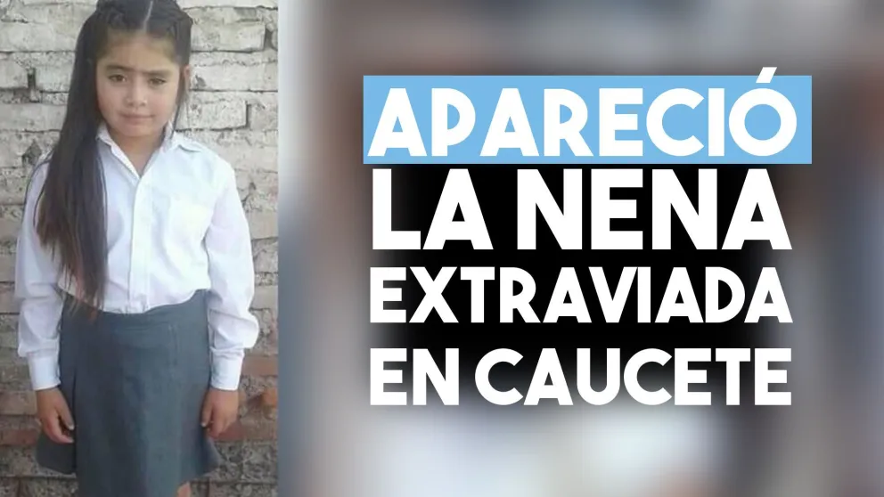Apareció la nena extraviada en Caucete