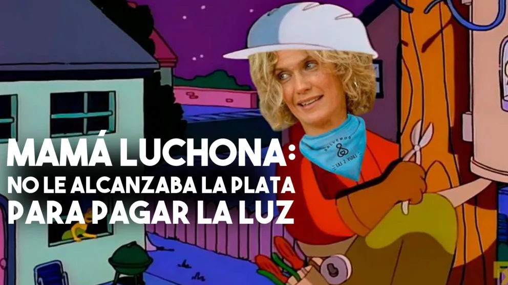 Maru Botana y una deuda de luz