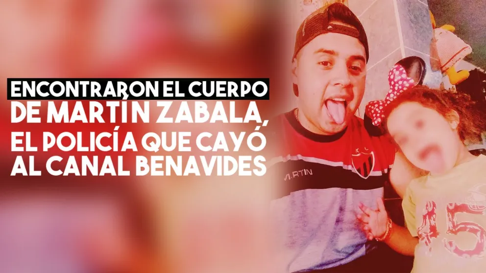 Apareció el cuerpo del policía que cayó al canal Benavidez