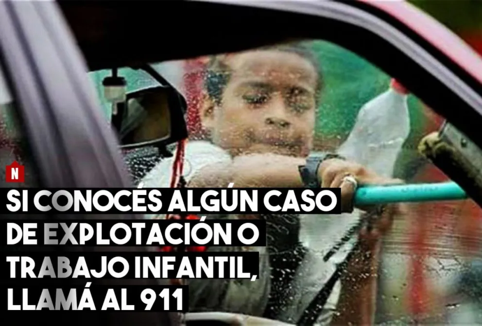 El 911 también servirá para denunciar casos de explotación o trabajo infantil