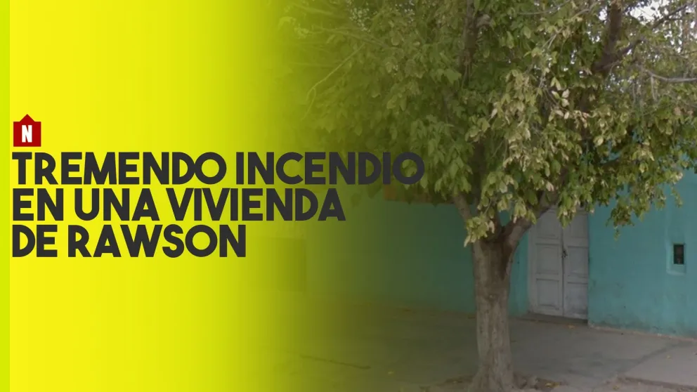 Tremendo incendio en Rawson