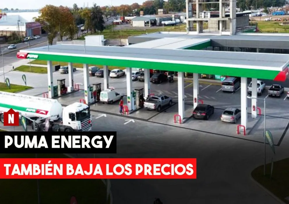 Puma Energy también baja el precio de las naftas