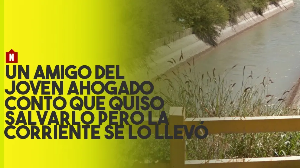 Un amigo del joven ahogado relató lo que pasó en el canal Céspedes