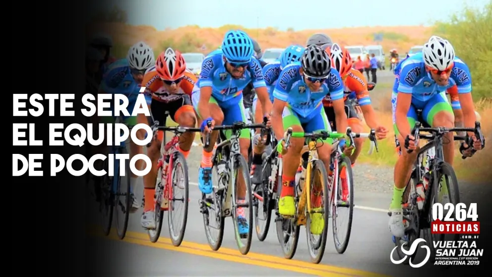 Ricardo Julio confirmó los 7 que correran la Vuelta por el equipo de Pocito