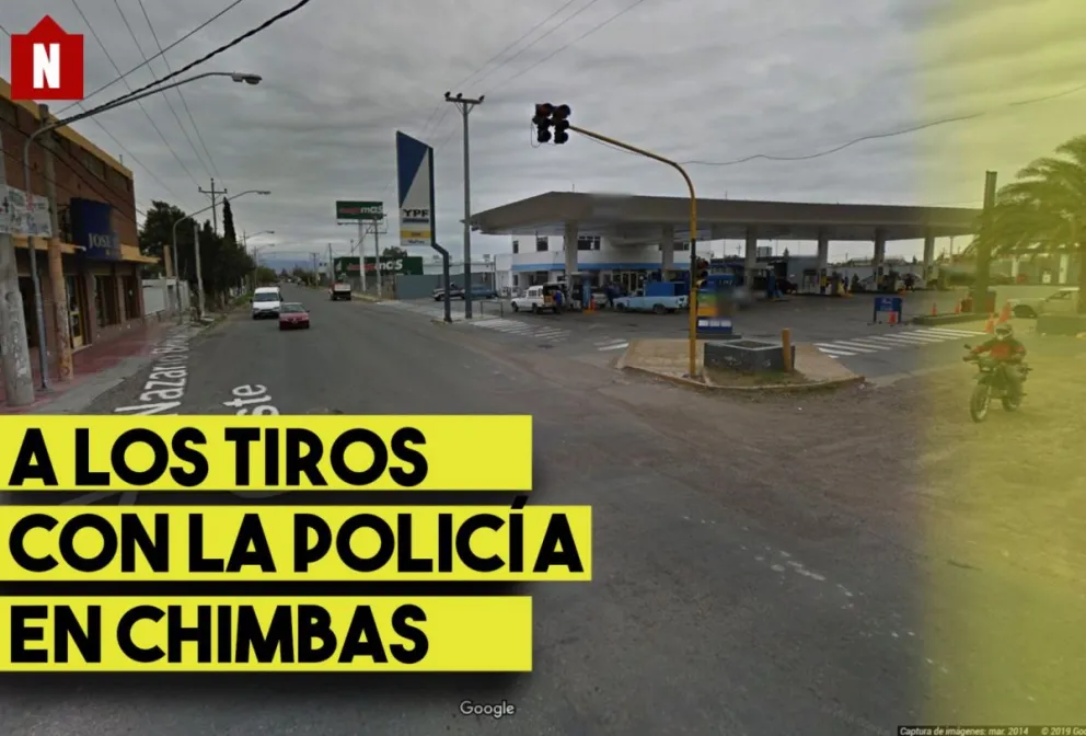 Tiros van y vienen: la policía también tuvo que disparar