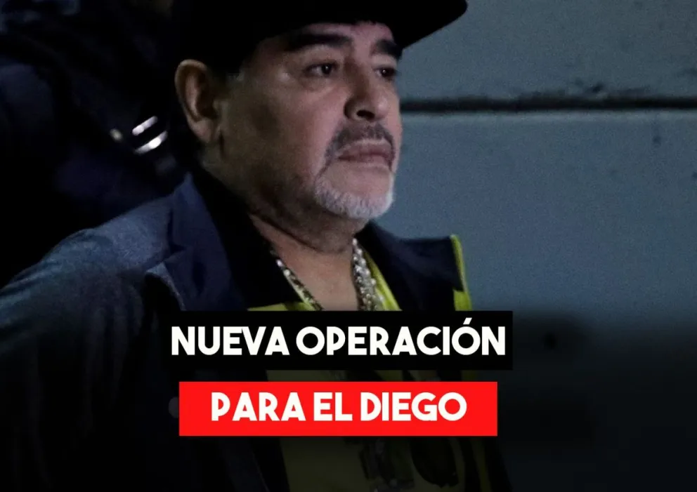 Diego Maradona de nuevo al quirófano: esta vez, programada