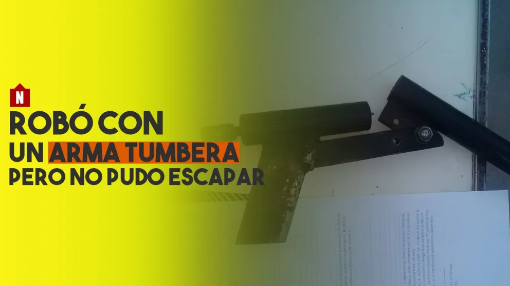 A punta de tumbera le robó el celular mientras esperaba el colectivo