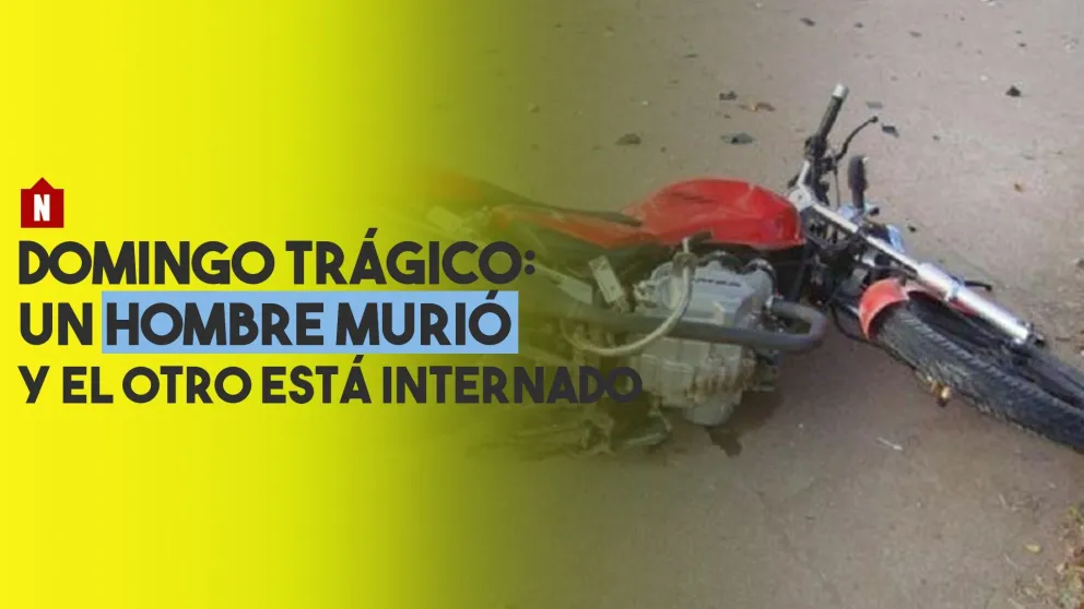 San Martín: chocaron con un poste y uno de ellos murió