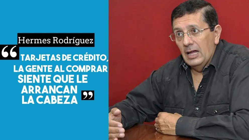 Tarjetas de crédito: "la gente siente que le arrancan la cabeza", Hermes Rodriguez  CAME