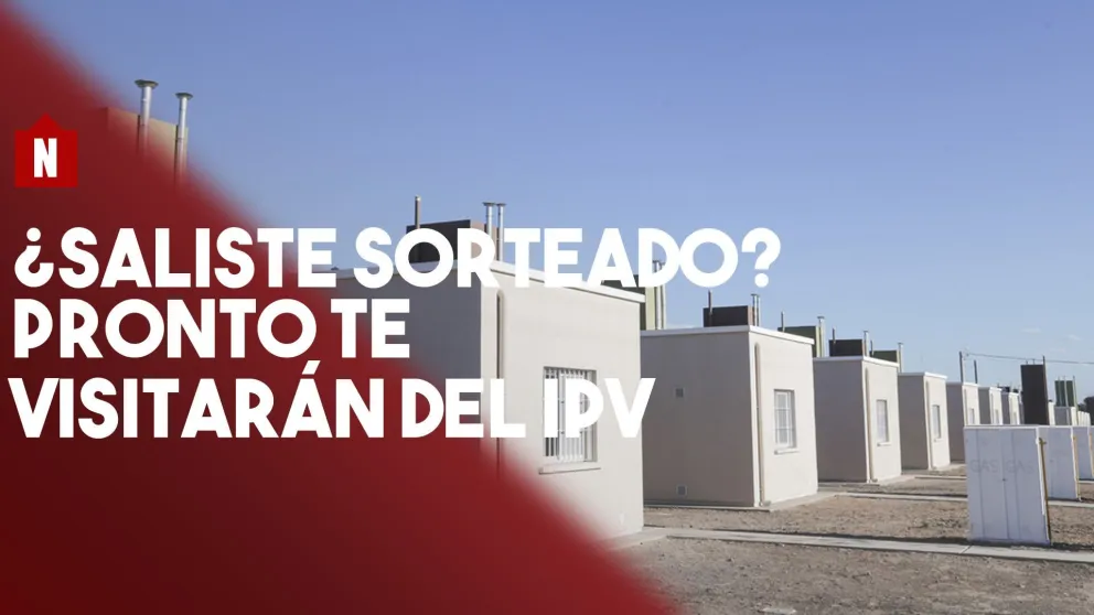Sorteo de casas del IPV: visitan a los postulantes