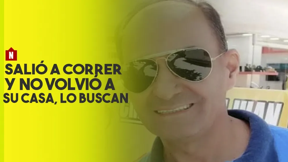 Salió a correr y no volvió, lo buscan intensamente