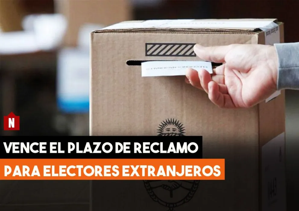 ¿Sos extranjero? Atención porque vence el plazo de reclamo para las elecciones