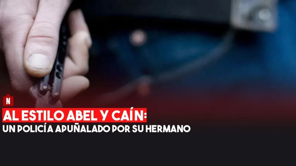 Rawson: un policía apuñalado por su hermano