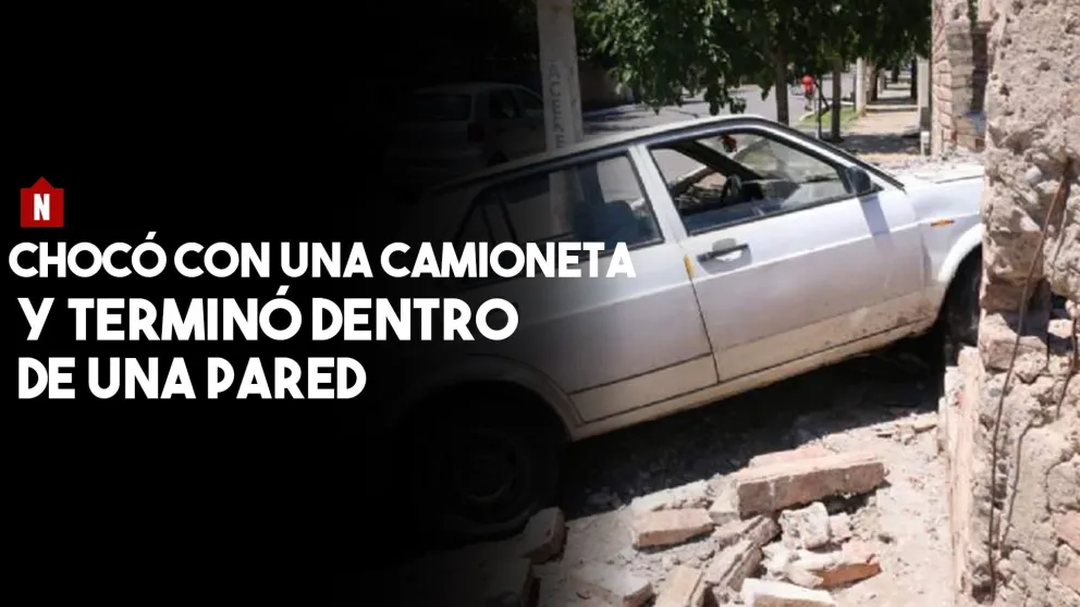 Trinidad: terminó incrustado en una pared, no hubo víctimas fatales
