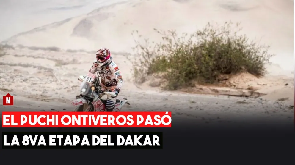 El Puchi pasó la 8va etapa del Dakar