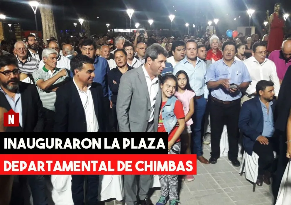 Inauguraron la plaza departamental de Chimbas