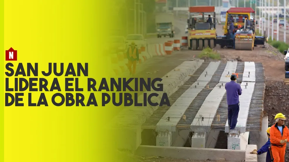 Obra pública: San Juan lidera el rankig