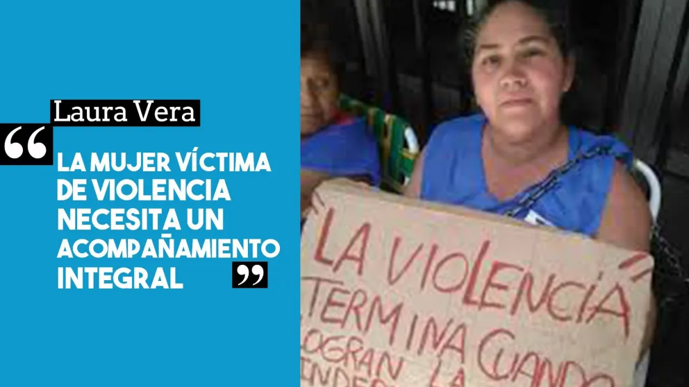 Laura Vera: "Trabajamos para erradicar la violencia hacia la mujer"